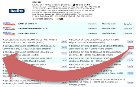NUEVAS FICHAS INFORMATIVAS DE INFOIDIOMAS
