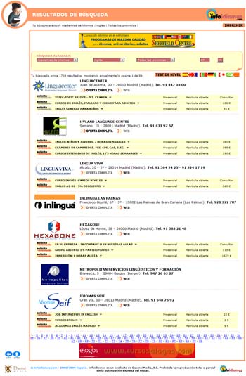 ACADEMIAS DE IDIOMAS