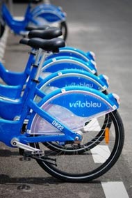 velo bleu