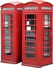 cabina telefono UK