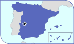 map Cáceres
