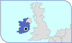 mapa Kilkenny