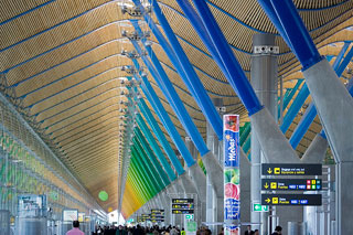 La T4 del aeropuerto de Barajas La T4 del aeropuerto de Barajas