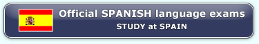 Official spanish language exams, study at Spain