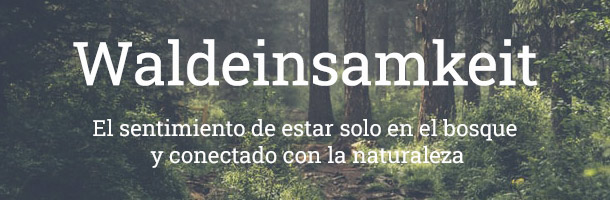 Destacamos Waldeinsamkeit entre las palabras sin traducción del idioma alemán