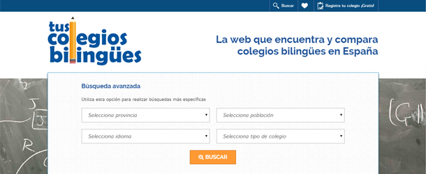 Descubre cómo utilizar este buscador de colegios bilingües