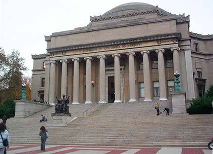 Fachada universidad de Columbia