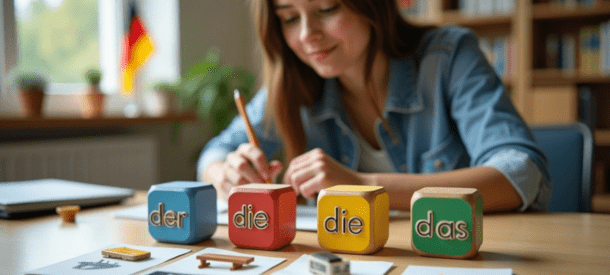 los artículos en alemán