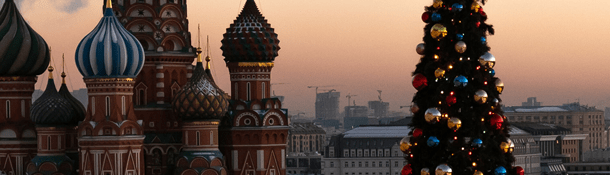 Desea un feliz año nuevo en ruso