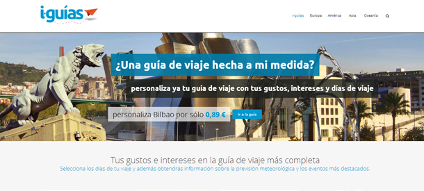 Más de 100 guías de viaje personalizables según tus gustos e intereses