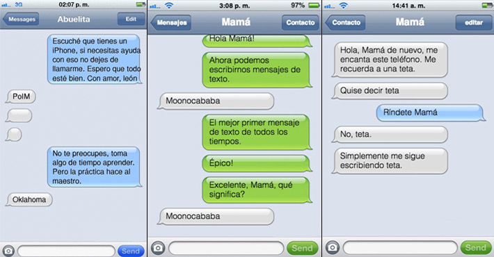 Los padres y la escritura chat no son grandes amigos